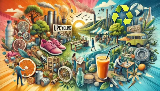 Aspects of upcycling. Value transformed waste